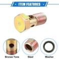 thumbnail image 4 of Unique Bargains 1 Set Car Single Banjo Bolt M10x1.25 Length 26mm Metric Thread Turbo Brake Line Fitting Adapter, 4 of 7