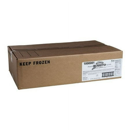 Windsor Butcher Boy Beef Beans and Red Chili Burrito 4.5 Ounce 72 per case.