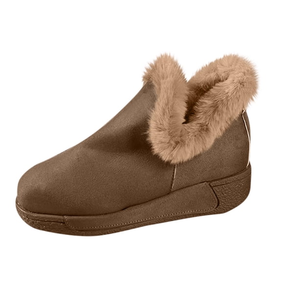 Npasoilc Snow Boots for Women,Winter Boots,Ankle Boots and Fluff Boots With Fleece,Fur Lined Short Boots