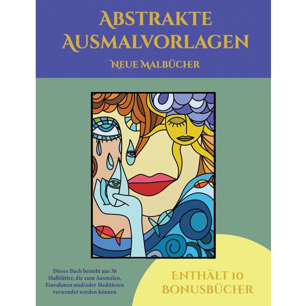 Neue Malbücher: Neue Malbücher (Abstrakte Ausmalvorlagen) : Dieses Buch