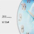 thumbnail image 2 of Silent Tempered Glass Wall Clock for Living Room Kitchen Office Bedroom 30cm, 2 of 3