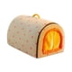 thumbnail image 2 of Casa para mascotas de interior, casa para perros con mango portátil, cama suave cerrada y cálida con cortina de puerta para perros, caniche Pomerania azul, 2 of 8