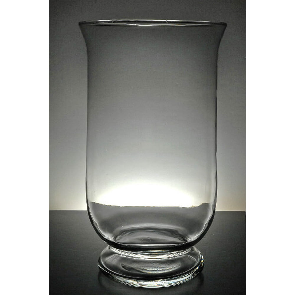 12 inch Glass Hurricane Vase & Candle Holder