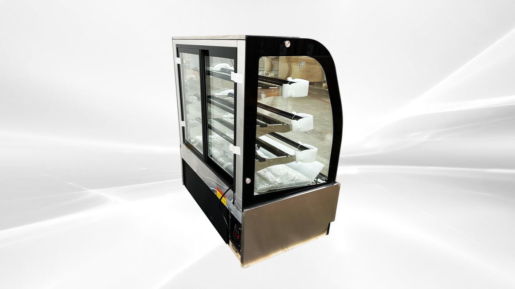 48" Commercial Curved Glass Refrigerated Bakery Display Case, Cake Showcase Refrigerator, ETL Certified