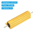 thumbnail image 4 of Unique Bargains 100W 0.33 Ohm Aluminum Shell Resistor Housing Resistor Housed Case Wirewound Resistors Power Resistor, 2 Pack, 4 of 5