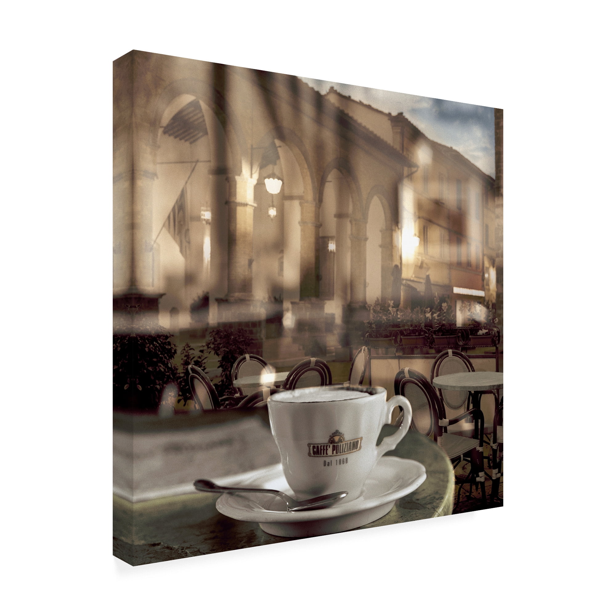Trademark Fine Art 'Montepulciano Caffe #1' Canvas Art by Alan Blaustei