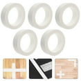thumbnail image 1 of WRITWAA 5 Rolls Tape Heavy Duty Duct Tape White PVC For General Users, 1 of 8