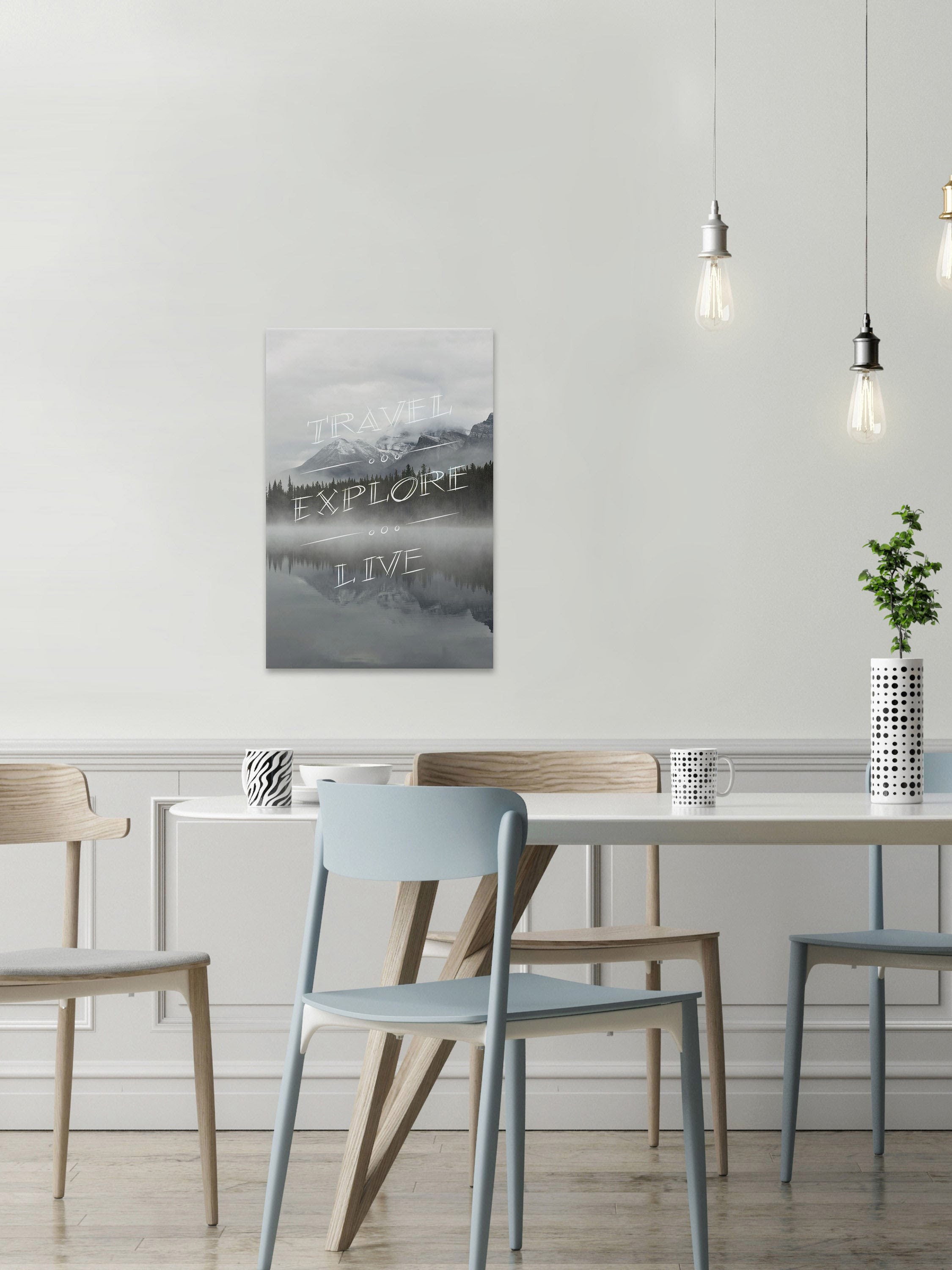 Travel & Explore Painting Print on Wrapped Canvas