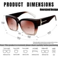 thumbnail image 4 of Gafas de sol KANASTAL polarizadas sobredimensionadas UV400 para mujer y hombre, 4 of 7