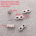 thumbnail image 1 of Cuentas de trébol de la suerte de acero inoxidable, 5 piezas, forma de corazón, estrella, amor, cuentas sueltas chapadas en oro, hallazgos para hacer joyas DIY, 1 of 4