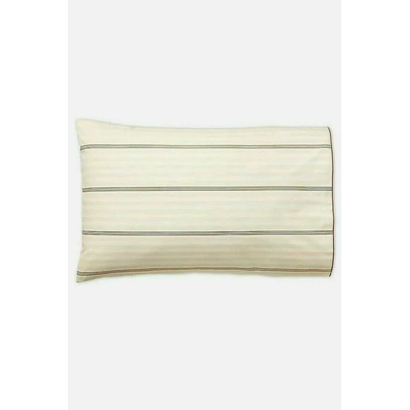 Lauren Ralph Lauren Home Allie Stripe King 2 Two Pillowcases Cream Flax