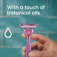 thumbnail image 3 of Gillette Prestobarba 3 Women's 3 Blade Disposable Razor, 4 count, Pink, 3 of 9