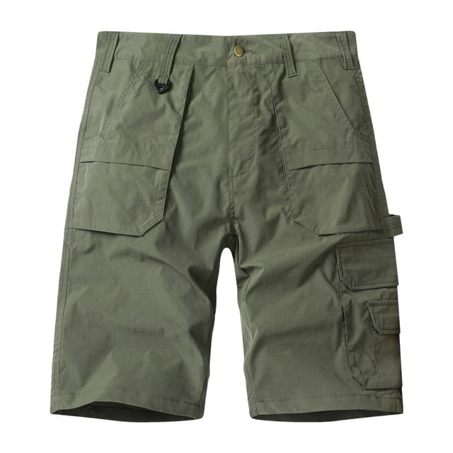 SHIXIAOO Pantalon Cargo Homme Pantalon de Travail Jambe Droite Extérieur Décontracté Confortable Poche Durable Léger Respirant pour Randonnée Usage Quotidien Pantalon Cargo Homme Extérieur Fermeture à Glissière Pantalon Cargo Homme