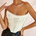 thumbnail image 5 of UPPADA Corset Top on Sale,Women Corset Bustier Push up Lingerie Top Shapewear Overbust Cincher Top Lace up Corset Basque Overbust Corset Plus Size, 5 of 7