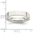 thumbnail image 3 of Sterling Silver Ss 4mm Comfort Fit Flat Size 9.5 Band Made In United States qcfb040-9.5, 3 of 5