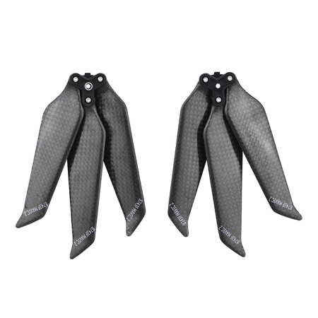 Toyfunny 2PCs Carbon Fiber 8743 Foldable Propeller Low Noise 3-Blade For DJI Mavic 2 Pro