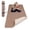 Brown+Apricot, variant on YOHAO Yoga Mat Wide 32",Non Slip,Eco-friendly,Durable Non-Toxic for Gym Exercise,Pilates and Full-Body Workout(Green+Dark Gray)