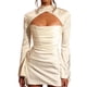 thumbnail image 1 of Vestido Chino Sexy elegante cheongsam vestido corto moda mini verano streetwear (blanco m) Cgtredaw Para estrenar, 1 of 1