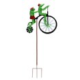 thumbnail image 1 of CNKOO Funny Animal Bike Wind Spinner Animal Riding Metal Windmill Unique Design Decoration Windmill  For Garden  Lawn  and Courtyard, 1 of 9