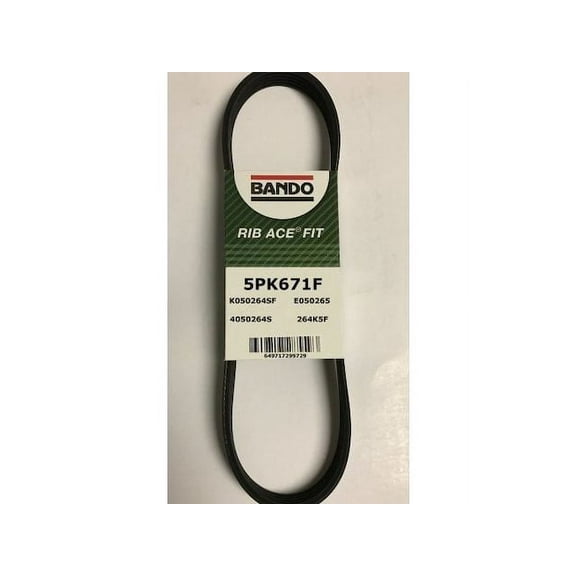 Air Conditioning Accessory Drive Belt - Compatible with 2004 - 2009 Mazda 3 2005 2006 2007 2008