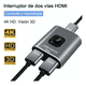 thumbnail image 4 of Switch Hdmi Bloosom  4k 3d 2 En 1 Bidireccional Conmutador Gris, 4 of 4