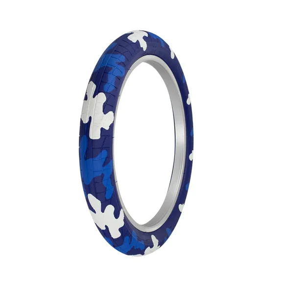PRO  Bicycle Tire 20" X 2.40" Camo Dark Blue/Blue/White Tire P-1472
