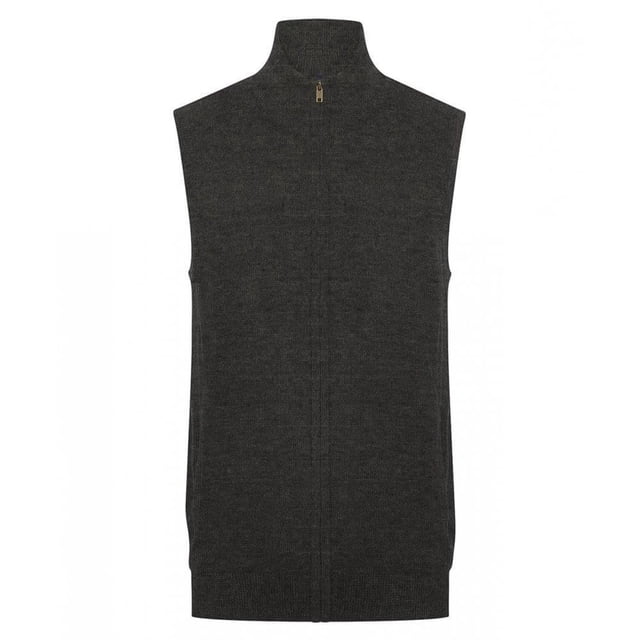 Henbury Pull Sans Manches à Fermeture Éclair pour Hommes