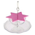 thumbnail image 2 of braveheart Parrot Cage Feeder Bird Intelligent Toy Multilayer Hanging Bird Toy Box Acrylic Hexagon Feed Box, 2 of 6