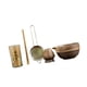 thumbnail image 5 of Kit de fabricación de té japonés de 5 piezas de matcha, batidor de batidora de bambú, Batch Matcha Bowl con boquilla por regalo, saludando a los amant, 5 of 9