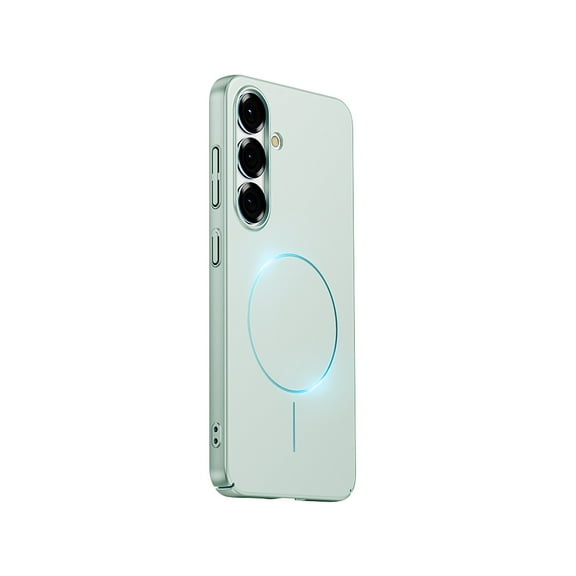 Allytechgroup for Samsung Galaxy S23 Plus Case, Compatible with Magsafe Anti-Scratch Ultra Slim Fit Shockproof Caerma Lens Protective Bumper Phone Case for Samsung Galaxy S23 Plus, Cyan