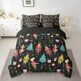 thumbnail image 2 of Feelyou Cartoon Ballet Princess Twin Bedding Sets 7-Piece for Kid, Nutcracker Royal Guarder Bedding Comforter Set, Christmas Tree Reversible Sheet Sets, Ultra Soft Home Decor, 2 of 7