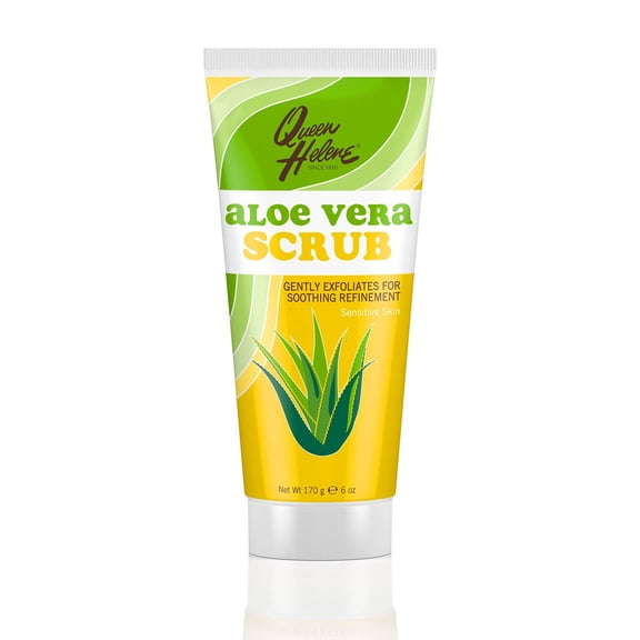 Queen Helene Facial Scrub, Aloe Vera, 6 Ounce [Packaging May Vary]