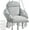 Dove Gray, variant on Hanging Chair, Hammock Chair with Large, Thick Cushion, Boho Swing Chair for Bedroom, Patio, Balcony, Garden, Holds up to 264 lb, Accessories Included