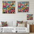 thumbnail image 4 of Designart "Tape Mosaic Cassette Tapes I" Music Floater Framed Canvas Print, 4 of 7