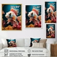 thumbnail image 4 of Designart "Coral Wonders with Orange Butterfly Fish I" Animals Framed Wall Art - Modern White Butterfly Fish Entryway Framed Wall Art, 4 of 6