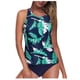 thumbnail image 1 of WILLBEST Trajes de Baño Mujer 2 Piezas Traje de Baño de Dos Piezas Tankini de Cintura Alta y Cuello Alto Para Mujer, 1 of 4