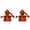A-2Pcs, variant on Halloween Skeleton Light Up Desktop Ornament, 3.94x4.33 Inch Glowing Bone Figurine for Party Decor, Spooky Tabletop Accent for Home Office Shelf Display (A)