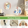 thumbnail image 3 of HLONK 4x6 Sport Picture Frame  Wood Baseball Tabletop Photo Frame  2 Pack, 3 of 10