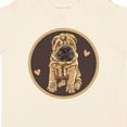 thumbnail image 4 of Inktastic Chinese Shar-Pei Dog Art Girls Toddler T-Shirt, 4 of 5