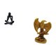 thumbnail image 5 of Figura de escritorio de pensador, escultura de resina, estatua de arte abstracto, escultura animal, decoración coleccionable, artesanía única, adecuad, 5 of 8