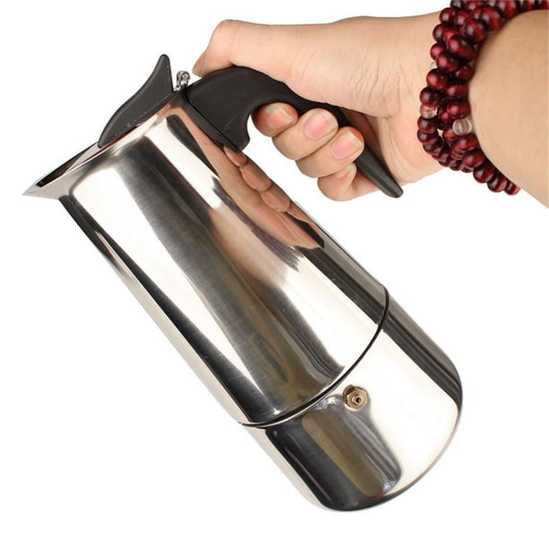 Coffee Maker,Stainless Steel,6 Cup, Size: 300ml / 6cups, Silver