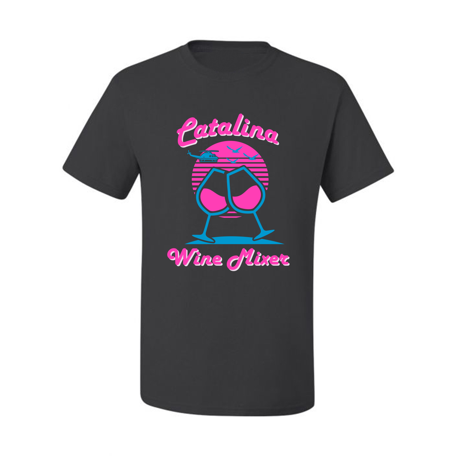 Catalina Wine Mixer Island Prestige Movie| Mens Pop Culture Graphic T-Shirt, Charcoal, 3XL - image 2 of 4