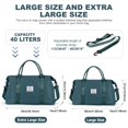 thumbnail image 3 of Bolsa de viaje HYC00 Weekender Overnight azul pavo real, 3 of 9
