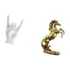 thumbnail image 5 of Escultura de gesto creativo y figura de caballo de pie. Decoración única hecha a mano para apartamento, dormitorio, restaurante, hoteles, estanterías, 5 of 8