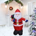 thumbnail image 2 of Adornos de decoración navideña inflable Gloria Santa Claus inflable 47 pulgadas, 2 of 9