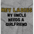 thumbnail image 2 of Hey Ladies Uncle Needs A Girlfriend Romper Boys or Girls Infant Baby Brisco Brands 18M, 2 of 6