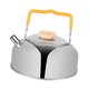 thumbnail image 5 of Hervidor de agua de 1L para acampar, tetera, tetera, cafetera, tetera con mango antiescaldado, tetera ligera para barbacoa, montañismo, fogata Sunnimix Hervidor de agua al aire libre, 5 of 8