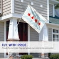 thumbnail image 6 of Anley Fly Breeze 3x5 Foot City of Chicago Flag - Chicago IL Flags Polyester, 6 of 7