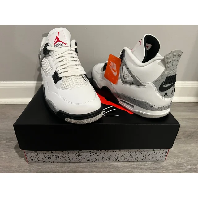 Ni - ke AIr Jordan 4 Retro White Cement (2025) FV5029-100 Size 13