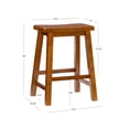 thumbnail image 5 of Powell "Honey Brown" Counter Stool, 24" Seat Height, 5 of 8